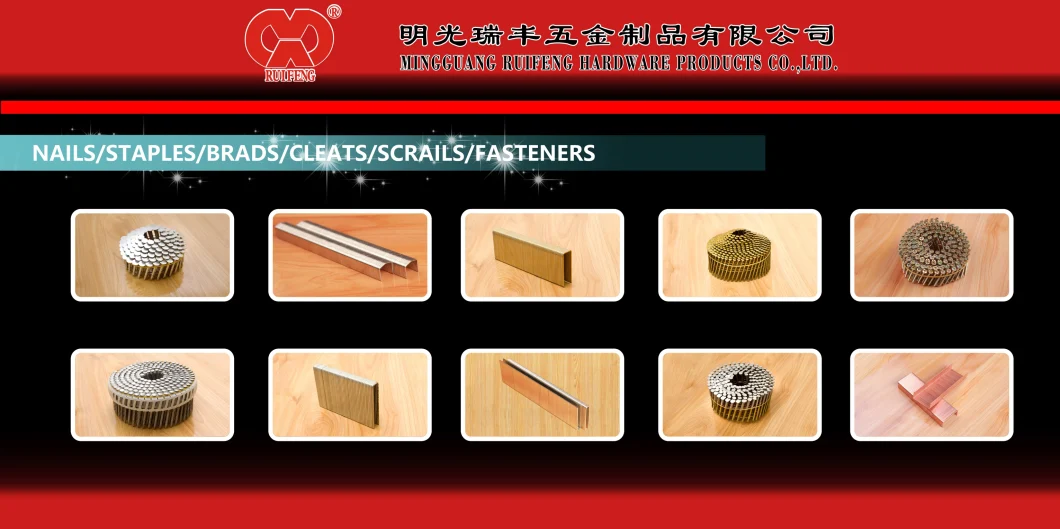 Factory Price Eg Smooth 21deg Plastic Strip Nails