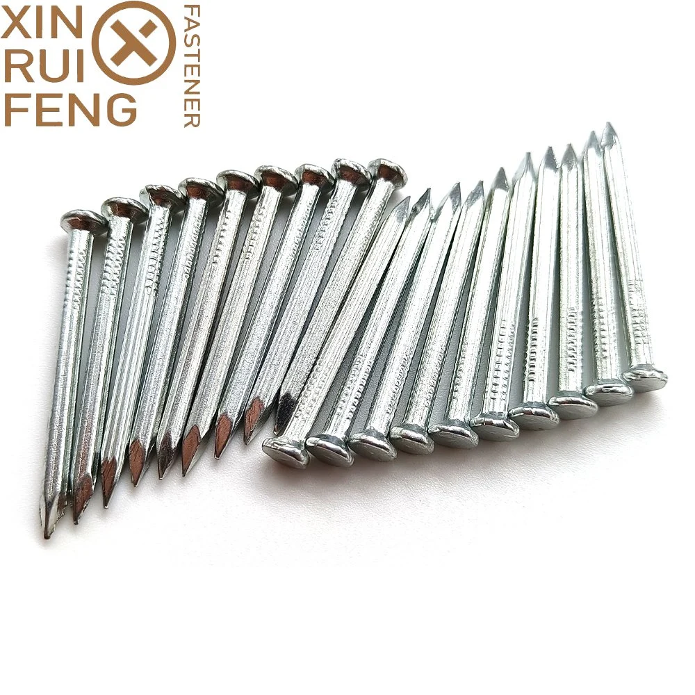 China Manufacturer Bulk and Box Package Diamond Point Concrete Nail