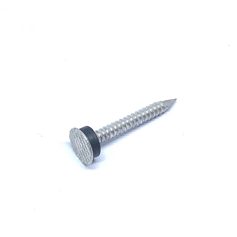 Flat Head Ring Shank Aluminium Roofing Nails with Soft Material